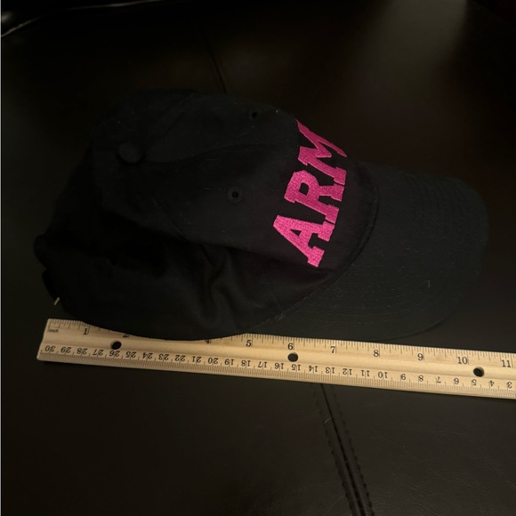 Black and Pink Army Women’s Baseball Cap - Picture 2 of 5